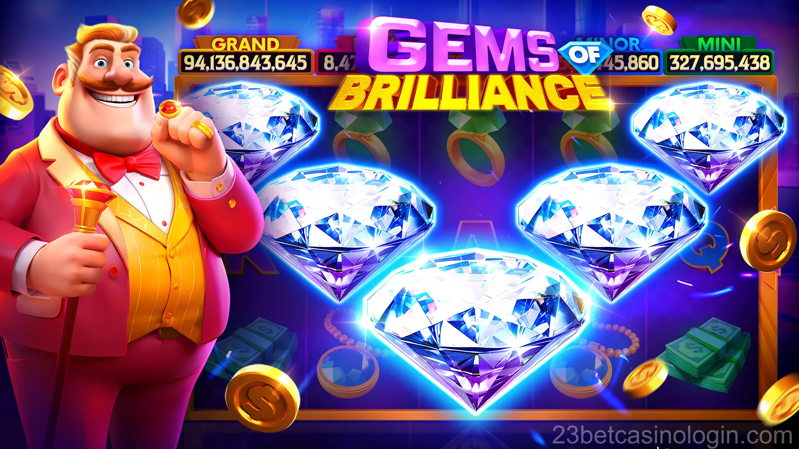 Tela inicial do 23 bet casino